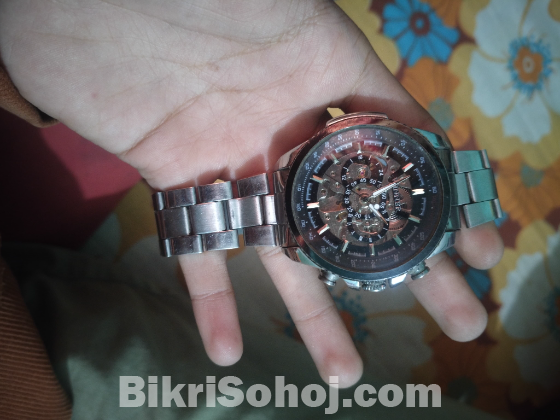 Winner Men's Stainless Steel Analog Automat